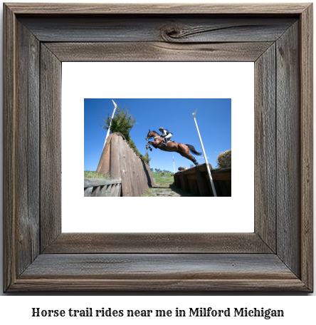 horse trail rides near me in Milford, Michigan